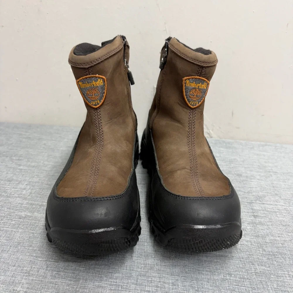 Timberland Waterproof Winter Boots Kids 6M Brown Leather Thermolite V93